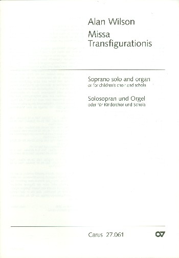 Missa Transfigurationis für Sopran