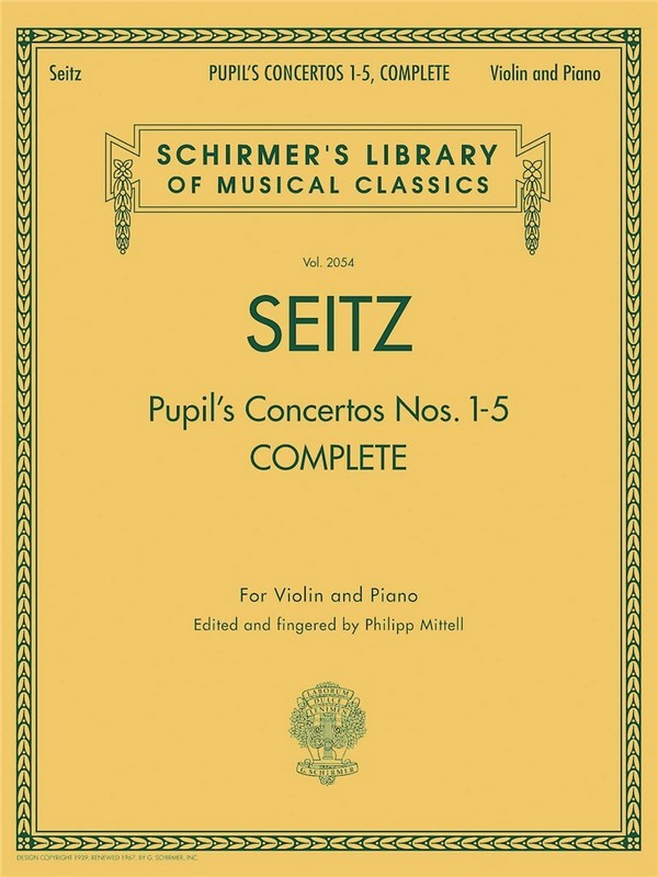Pupil's Concertos nos.1-5 complete