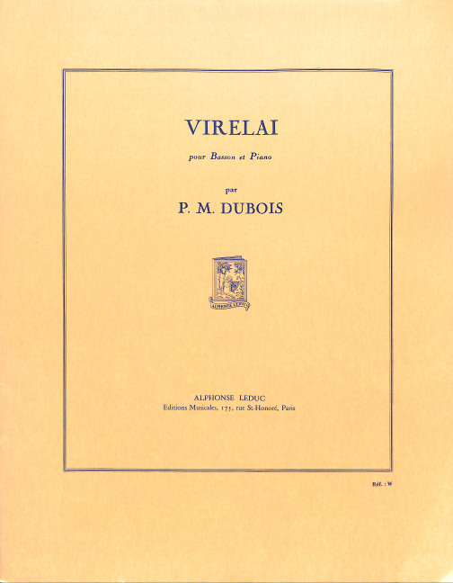 Virelai pour basson et piano
