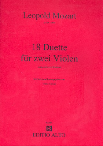 18 Duette (original für 2 Violinen)