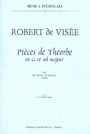 Pièces de theorbe en G re sol majeur