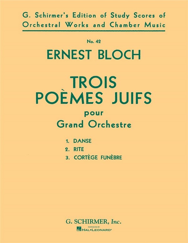 3 Poèmes Juifs for orchestra