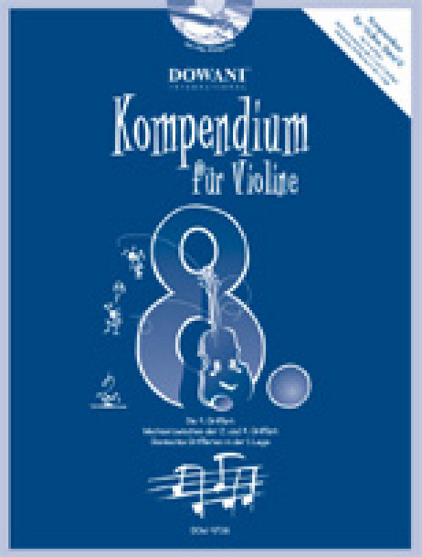 Kompendium für Violine Band 8 (+CD)