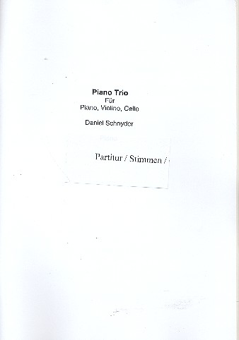 Trio für Klavier, Violine