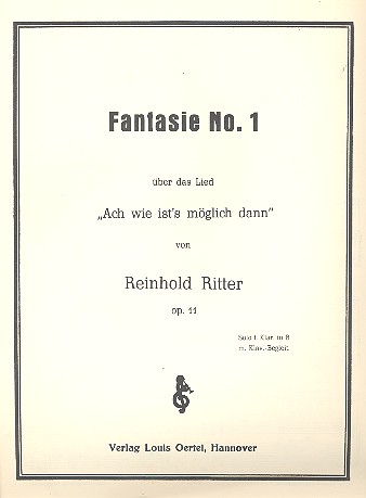 Fantasie Nr.1 op.11 über 'Ach wie ist's möglich dann'