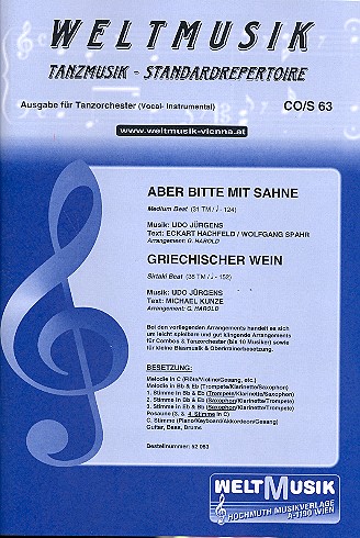 Aber bitte mit Sahne  und  Griechischer Wein