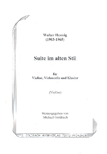 Suite im alten Stil für