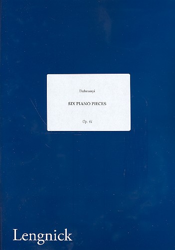 6 Piano Pieces op.41