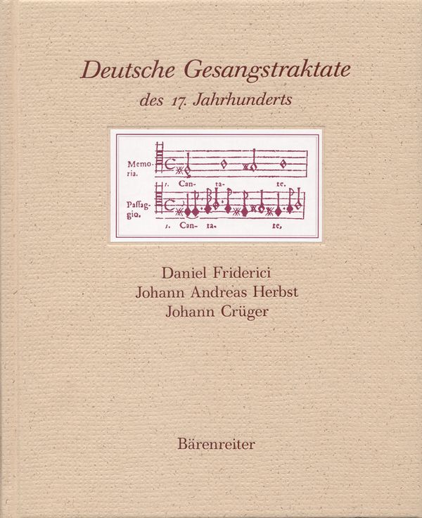 Deutsche Gesangstraktate des 17. Jahrhunderts
