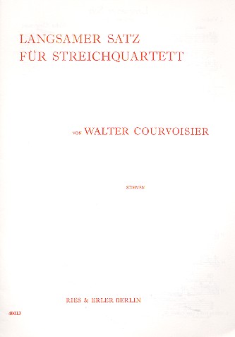 Langsamer Satz für Streichquartett