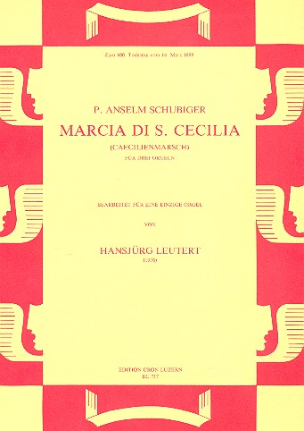 Cäcilienmarsch für 3 Orgeln