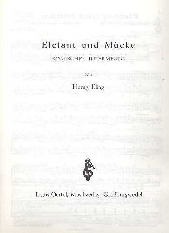 Elefant und Mücke für Piccolo,