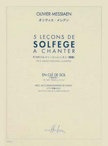 5 lecons de solfege a chanter
