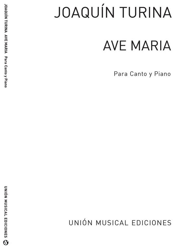 Ava Maria para canto y piano