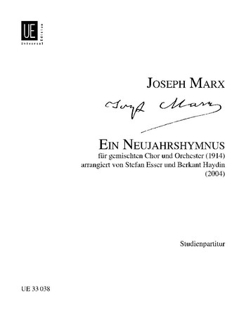 Ein Neujahrshymnus für gem Chor
