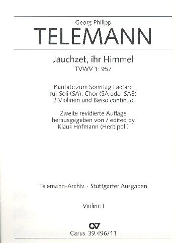 Jauchzet ihr Himmel TVWV1:957