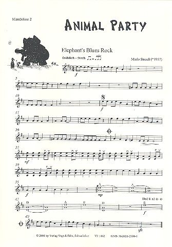 Animal Party für Zupforchester