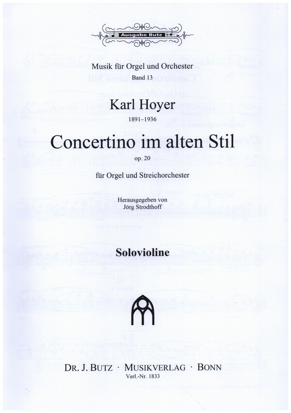 Concertino im alten Stil G-Dur op.20