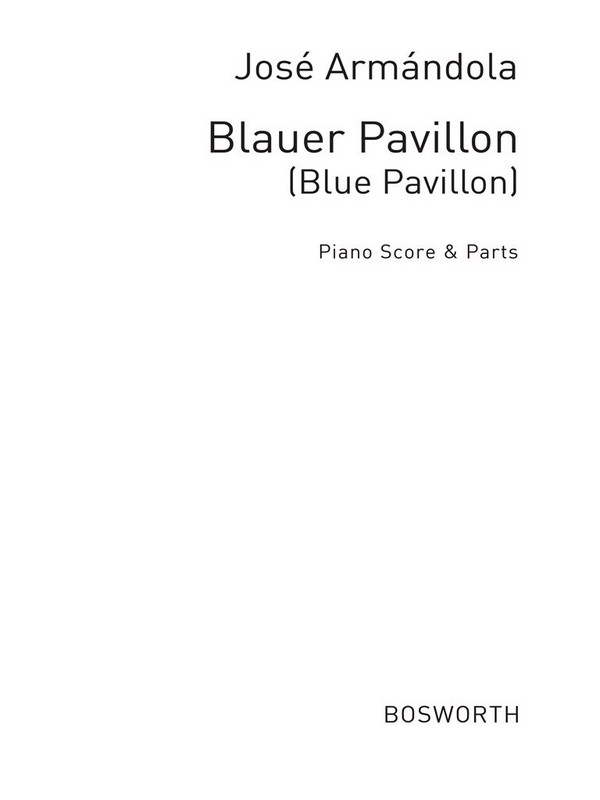 Blauer Pavillon für Orchester