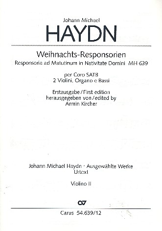 Weihnachts-Responsorien MH639