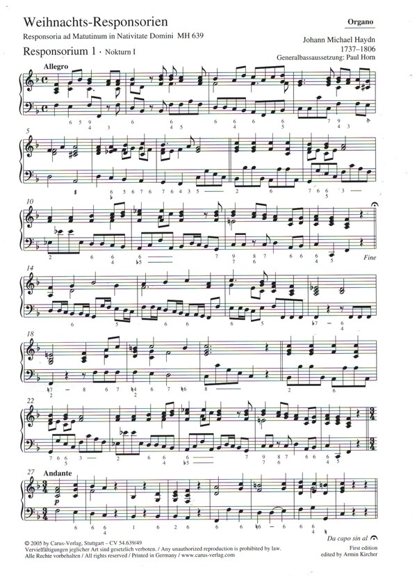 Weihnachts-Responsorien MH639