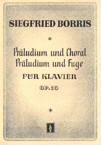 Präludium und Choral op.10,1  und