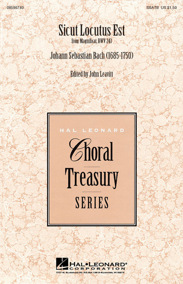 Sicut Locutus Est from Magnificat BWV243