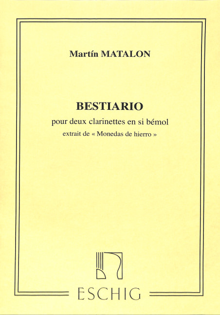 Bestiario für 2 Klarinetten