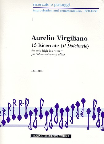 13 Ricercari from il Dolcimelo