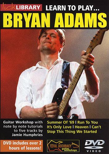 Learn to play Bryan Adams DVD-Video
