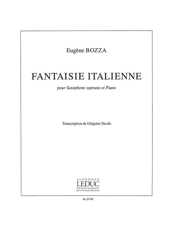 Fantasie Italienne pour saxophone