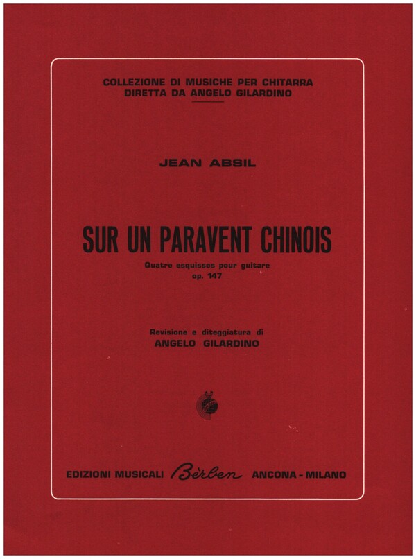 Sur un Paravent Chinois op.147
