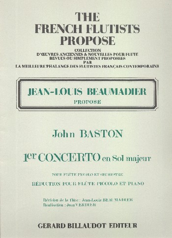 Concerto sol majeur no.1 pour