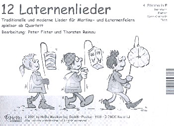 12 Laternenlieder für 4-stimmiges