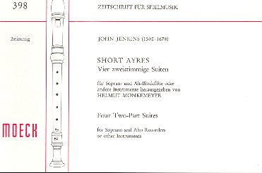 Short Ayres für 2 Blockflöten (SA)