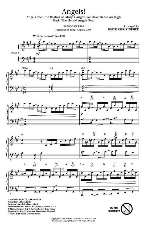 Angels for female chorus (SSA)