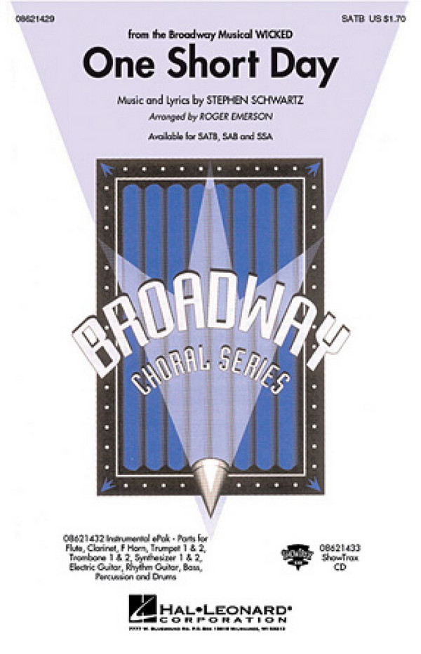 One short Day for mixed chorus