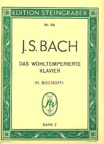 Das Wohltemperierte Klavier Teil 2