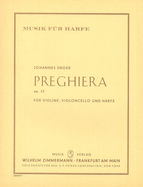 Preghiera op.35 für Violine,