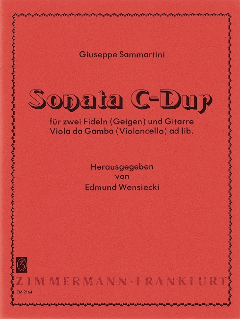 Sonata C-Dur für 2 Fideln und