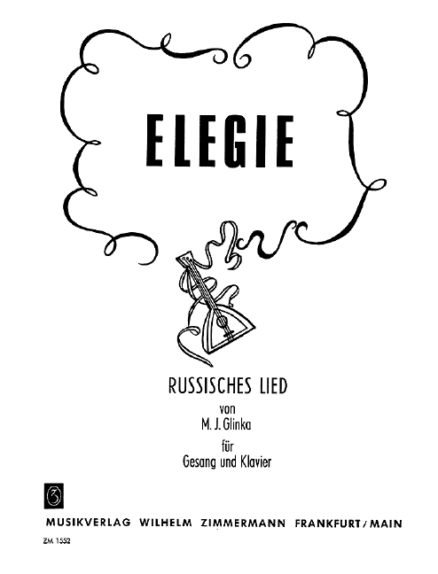 Elegie Russisches Lied, für
