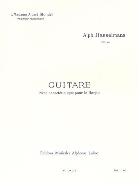 Guitare op.50 pièce caractéristique