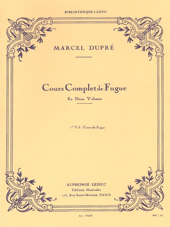 Cours complet de fugue en 2 vols. vol.1