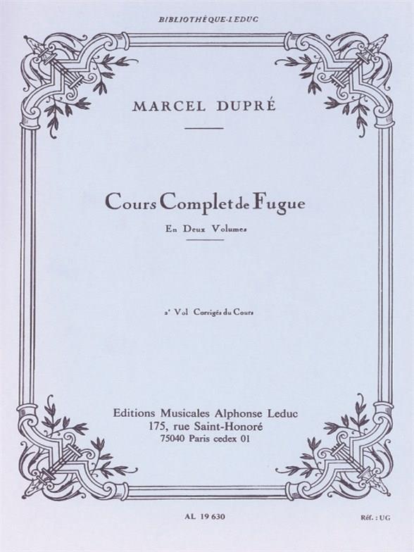 Cours complet de fugue vol.2
