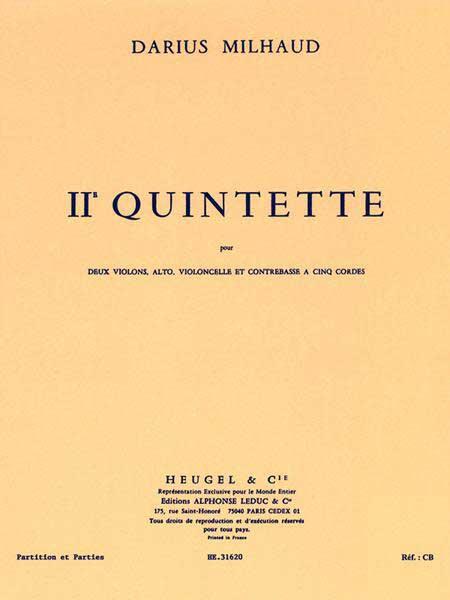 Quintette no.2 op.316 pour 2 violons,