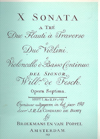 10 sonata a tre op.7 vol.1 (2, 4 ,8)