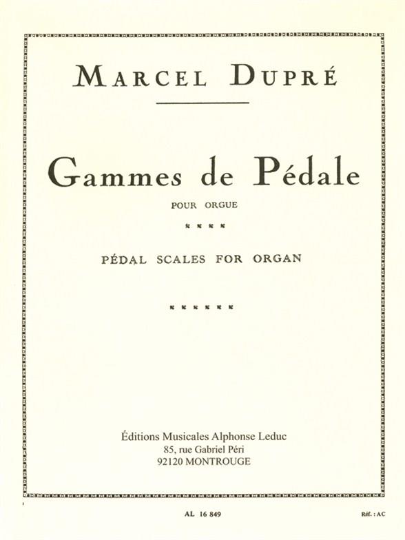 Gammes de pedales