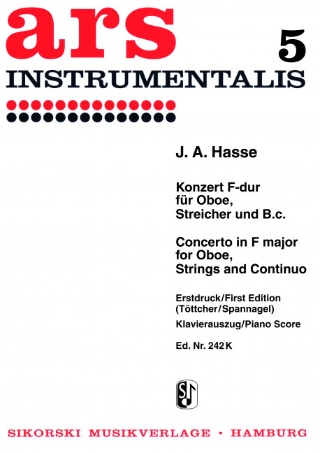 Konzert F-Dur für Oboe,