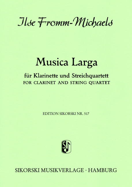 Musica larga für Klarinette