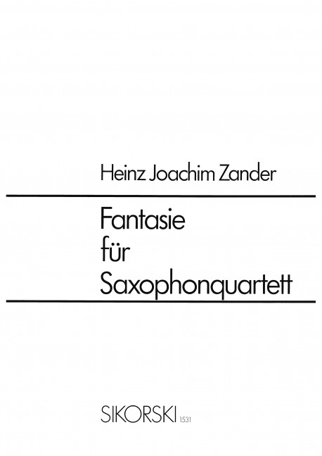 Fantasie für Saxophonquartett